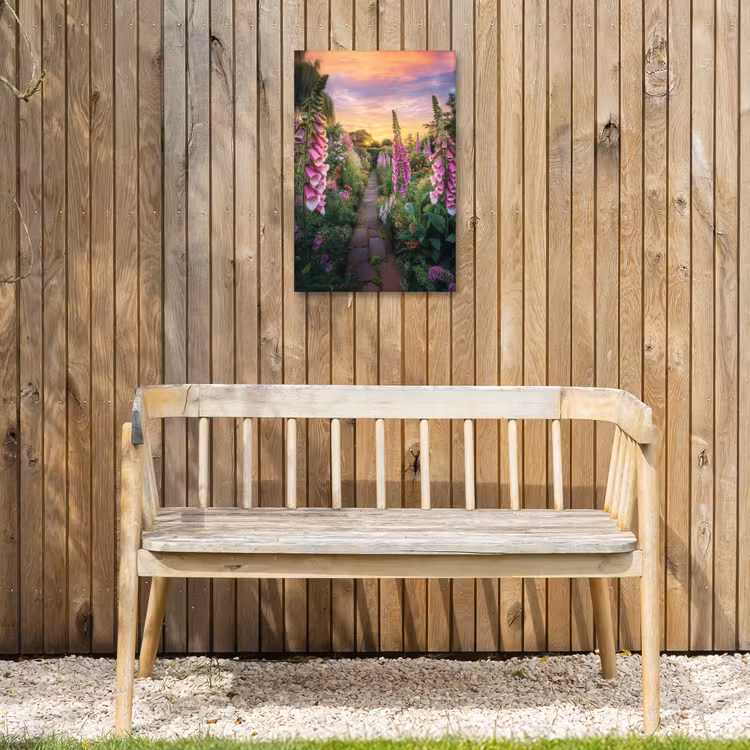 Vingerhoedskruid - Bloemen - Tuin Tuinposter op houten frame 2 cm dik klein -sfeer4