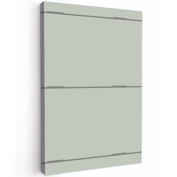 Frosted - Mint - Groen Tuinposter op houten frame 2 cm dik klein 841 -3d