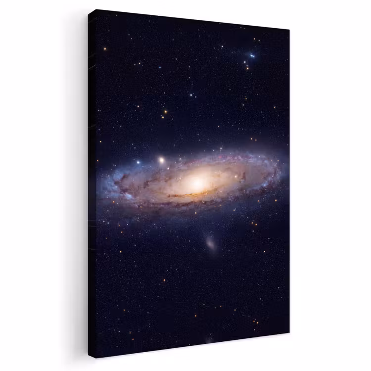 Outdoor Canvas Print - Galaxy - Space - Cosmos - Sterrenstelsel - Ruimte - Kosmos Tuinposter op houten frame 2 cm dik klein