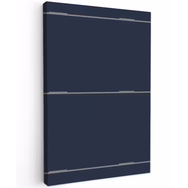 Geldersblauw - Blauw - Klassiek Tuinposter op houten frame 2 cm dik klein 841 -3d