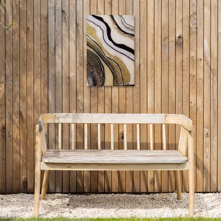 Edelsteen - Abstract - Marmer - Natuur Tuinposter op houten frame 2 cm dik klein -sfeer4