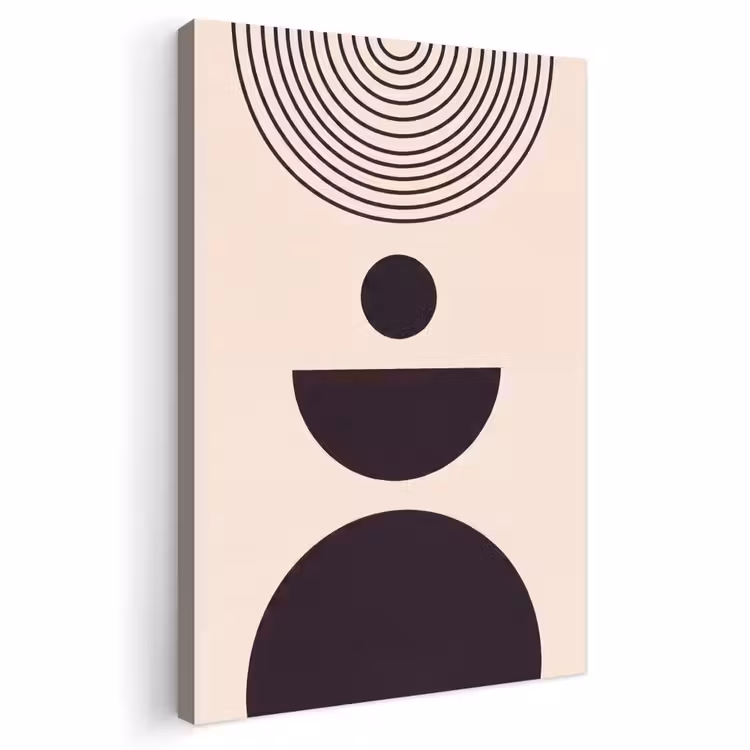 Outdoor Canvas Print - Geometric Balance - Art - Geometrische balans - Kunst Tuinposter op houten frame 2 cm dik klein