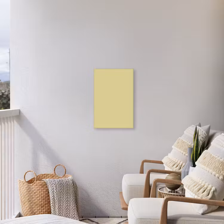 Golden - Clover - Geel Tuinposter op houten frame 2 cm dik klein 841 -sfeer1
