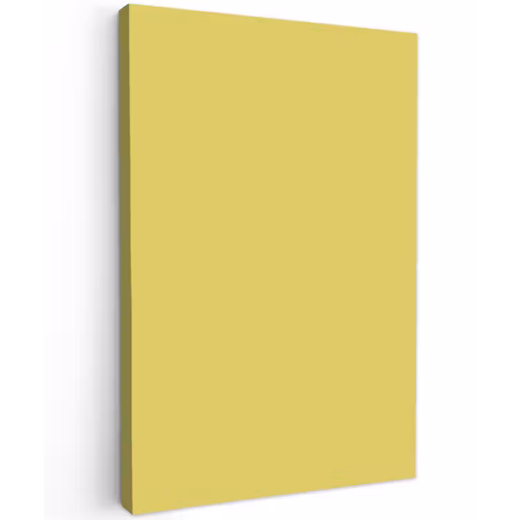 Golden - Ochre - Geel Tuinposter op houten frame 2 cm dik klein 841 -3d