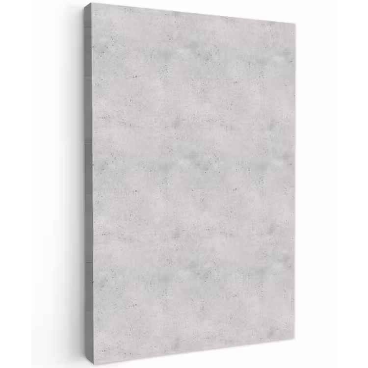Grijs - Beton - Neutraal Tuinposter op houten frame 2 cm dik klein 841 -3d