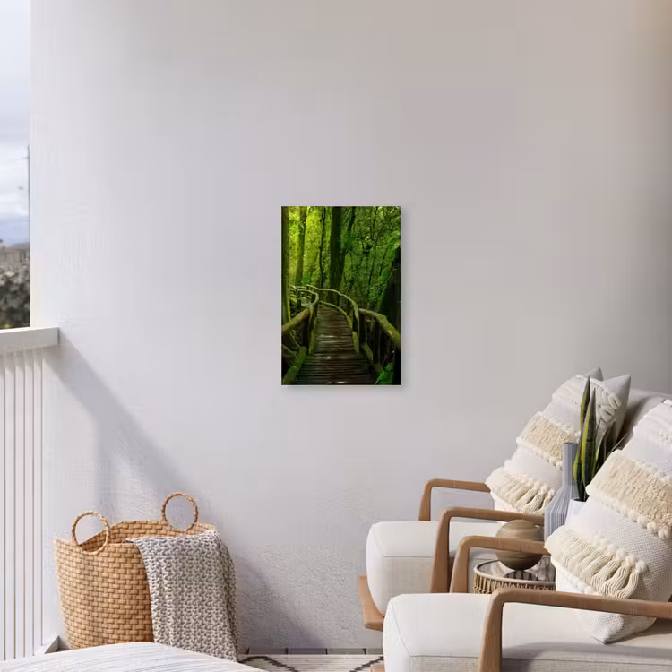 Groene Oase van Rust Tuinposter op houten frame 2 cm dik klein -sfeer1