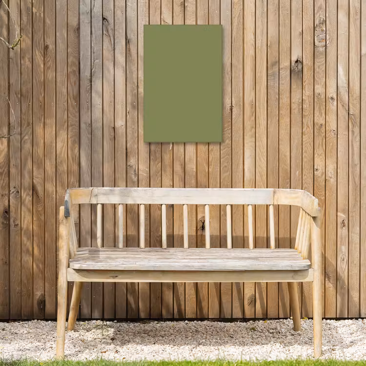 Herbal - Matcha - Groen Tuinposter op houten frame 2 cm dik klein 841 -sfeer4