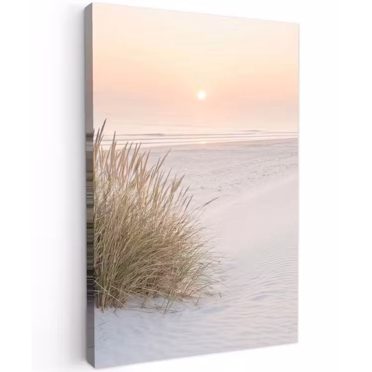 Horizon - Duinlandschap - Zand Tuinposter op houten frame 2 cm dik klein -3d