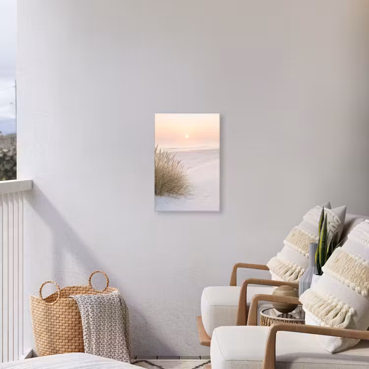 Horizon - Duinlandschap - Zand Tuinposter op houten frame 2 cm dik klein -sfeer1