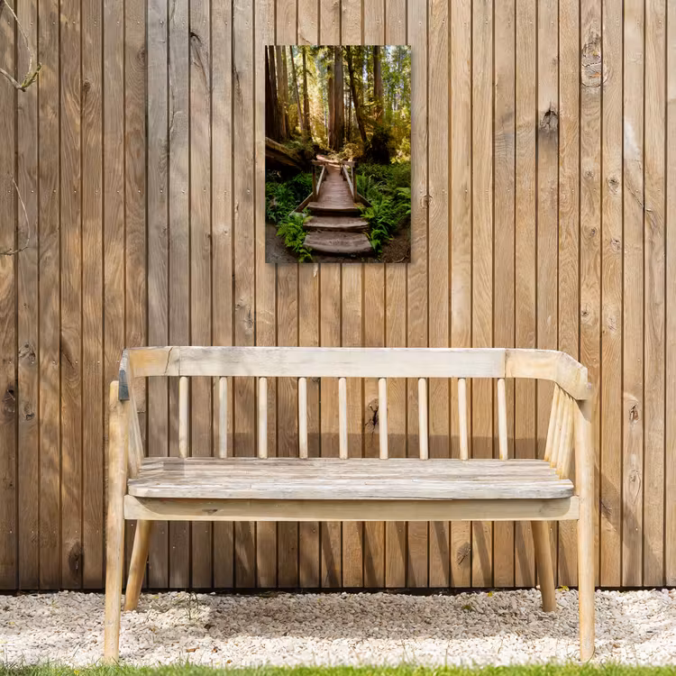 Jungle - Natuur - Trap - Bomen Tuinposter op houten frame 2 cm dik klein -sfeer4