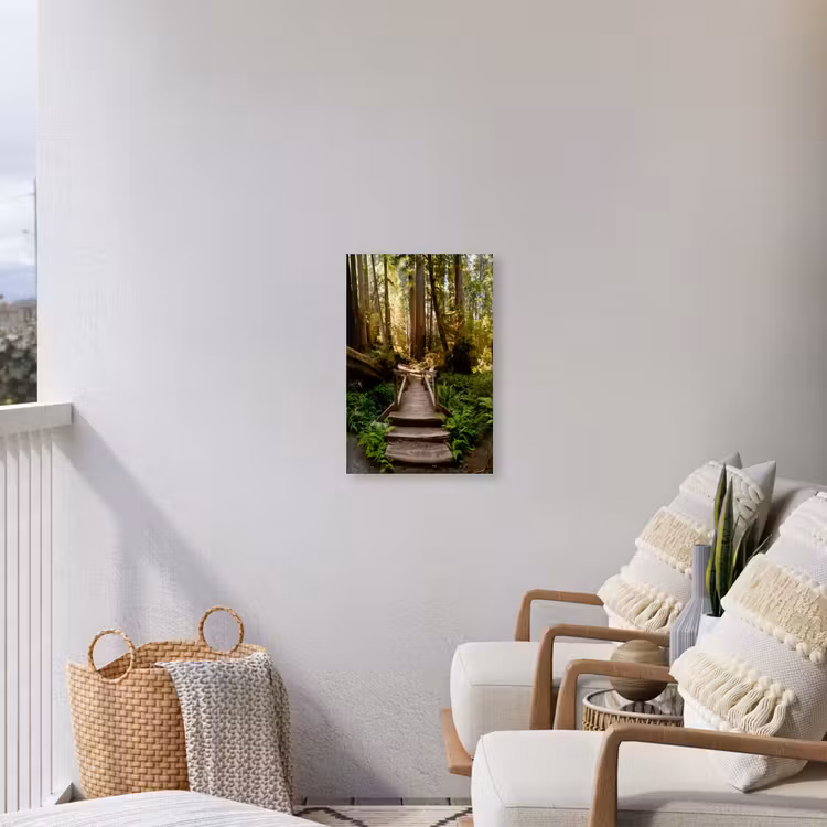 Jungle - Natuur - Trap - Bomen Tuinposter op houten frame 2 cm dik klein -sfeer1
