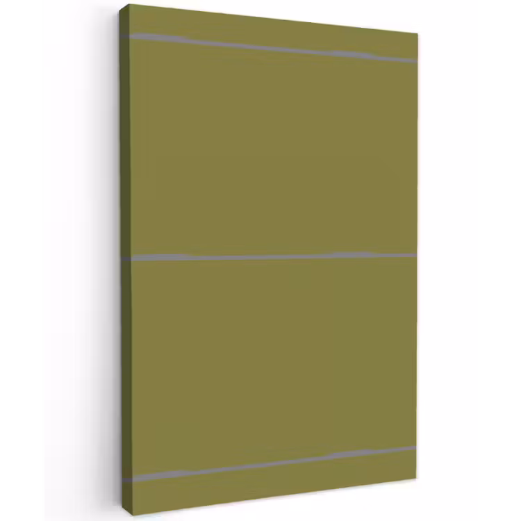 Juniper - Groen - Organisch Tuinposter op houten frame 2 cm dik klein 841 -3d