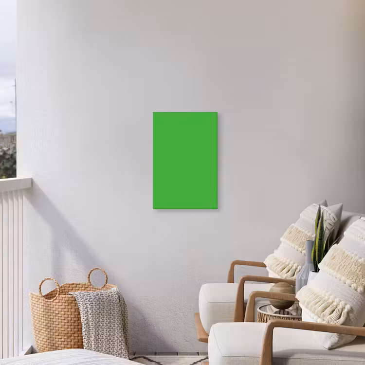 Kelly - Green - Groen Tuinposter op houten frame 2 cm dik klein 841 -sfeer1