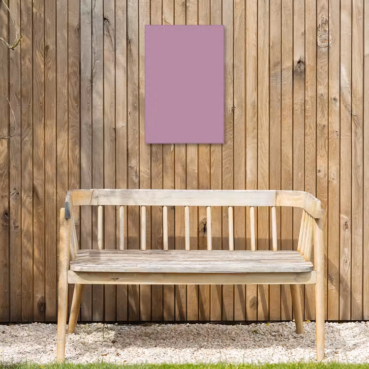 Lilac - Paars - Mauve Tuinposter op houten frame 2 cm dik klein 841 -sfeer4