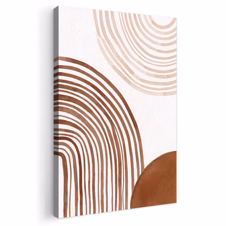 Outdoor Canvas Print - Lines - Minimalist - Art - Lijnen - Minimalistisch - Kunst Tuinposter op houten frame 2 cm dik klein