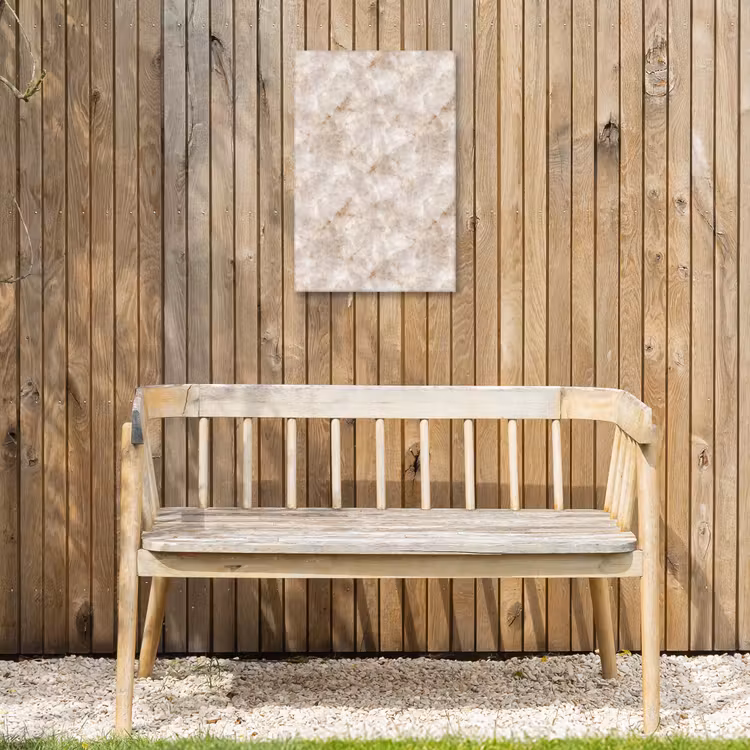 Marmer - Patroon - Klassiek Tuinposter op houten frame 2 cm dik klein 841 -sfeer4