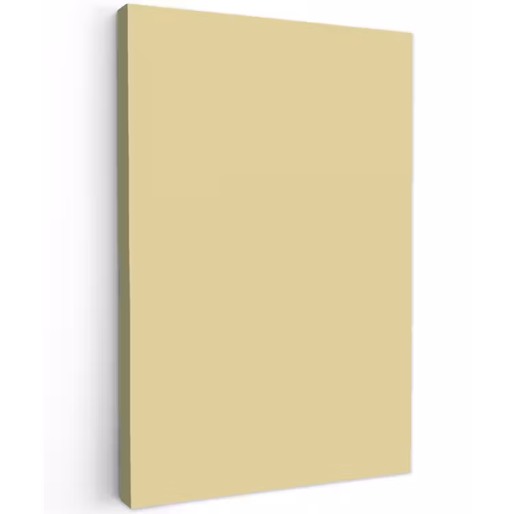 Mellow - Touch - Geel Tuinposter op houten frame 2 cm dik klein 841 -3d