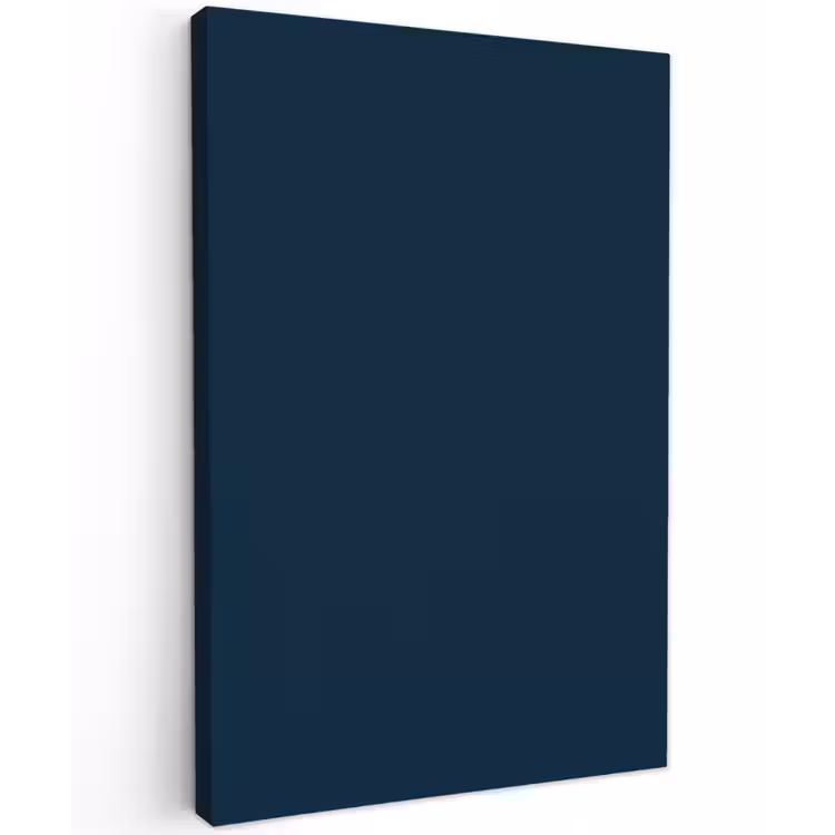Midnight - Blue - Blauw Tuinposter op houten frame 2 cm dik klein 841 -3d