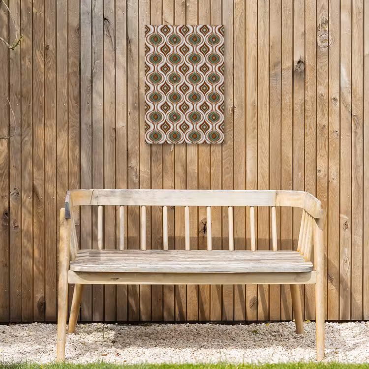 Motief - Patroon - Kleurrijk Tuinposter op houten frame 2 cm dik klein 841 -sfeer4