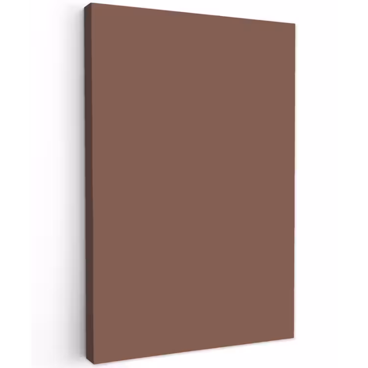 Muted - Chestnut - Bruin Tuinposter op houten frame 2 cm dik klein 841 -3d