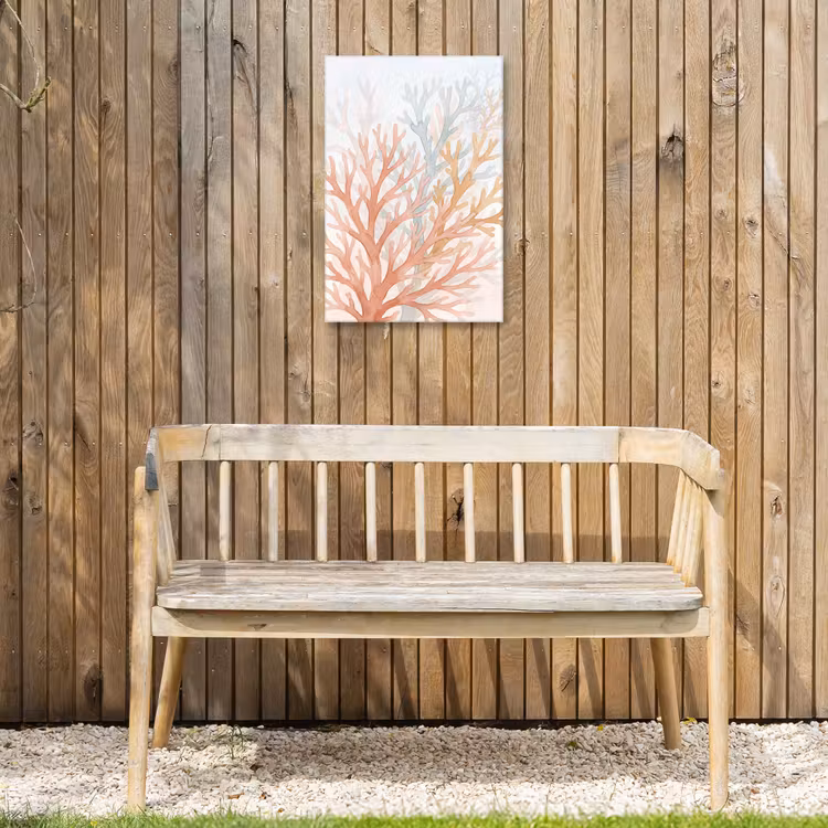 Natuur - Abstract - Aquarel - Organisch - Warm Tuinposter op houten frame 2 cm dik klein -sfeer4