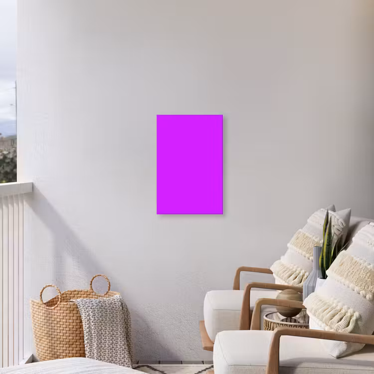 Neon - Orchid - Paars Tuinposter op houten frame 2 cm dik klein 841 -sfeer1