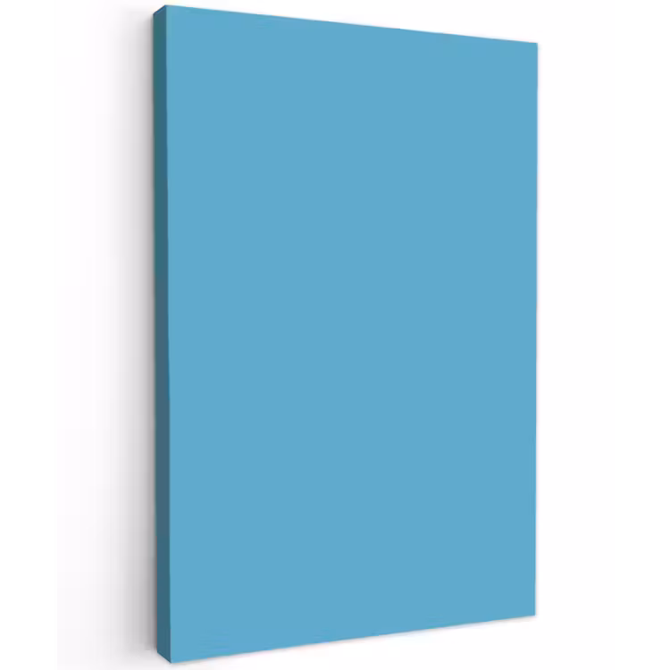 Ocean - Teal - Blauw Tuinposter op houten frame 2 cm dik klein 841 -3d