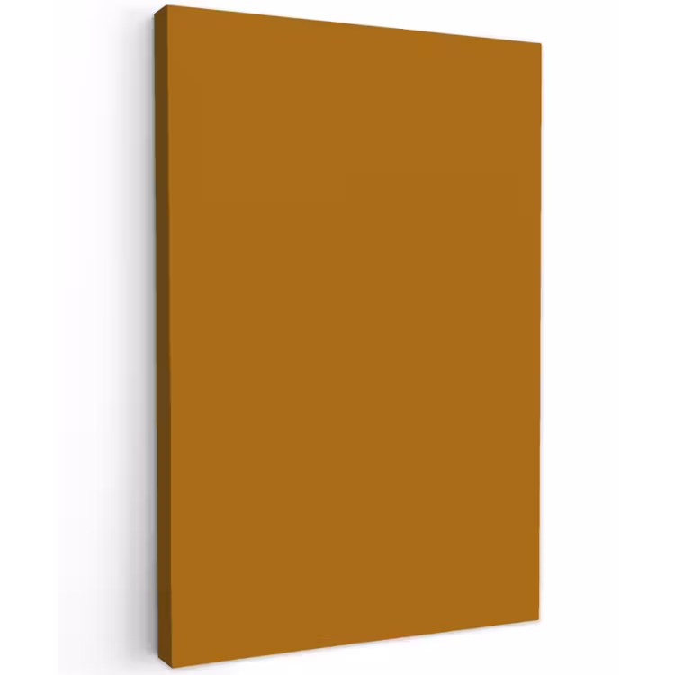 Ocre - Gold - Geel Tuinposter op houten frame 2 cm dik klein 841 -3d