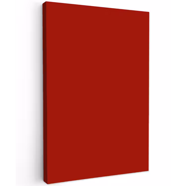 Oxblood - Maroon - Rood Tuinposter op houten frame 2 cm dik klein 841 -3d