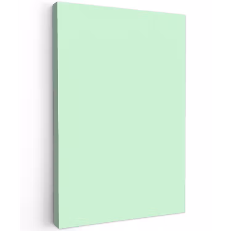 Pale - Mint - Groen Tuinposter op houten frame 2 cm dik klein 841 -3d