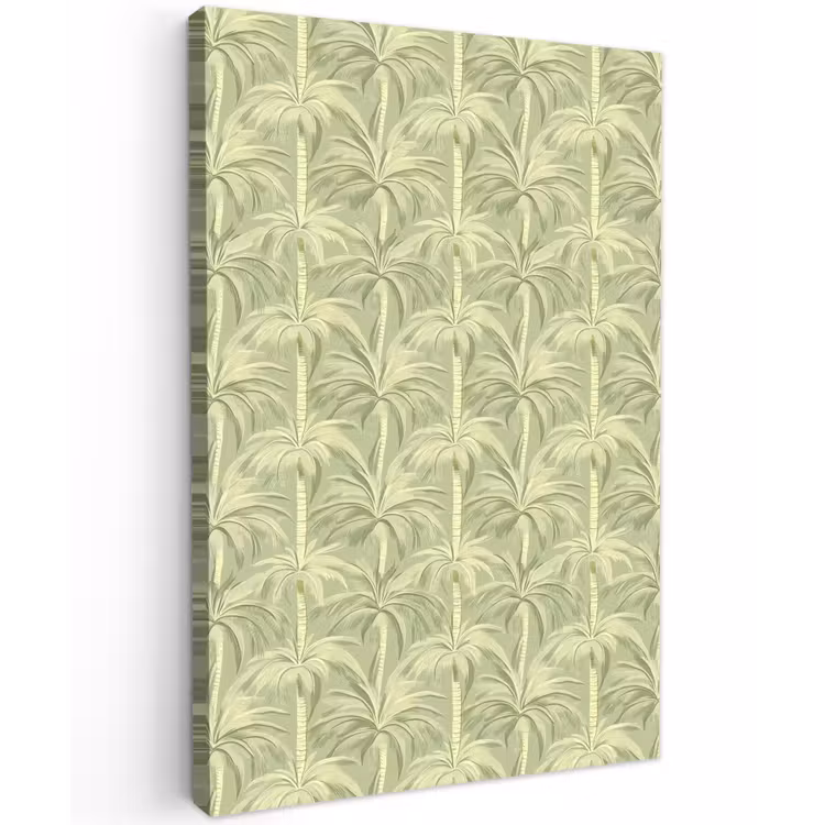 Palmwoud - Tropisch - Groen Tuinposter op houten frame 2 cm dik klein 841 -3d
