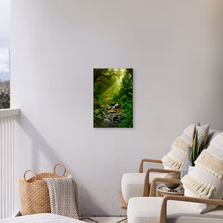 Pad door het Regenwoud Tuinposter op houten frame 2 cm dik klein -sfeer1