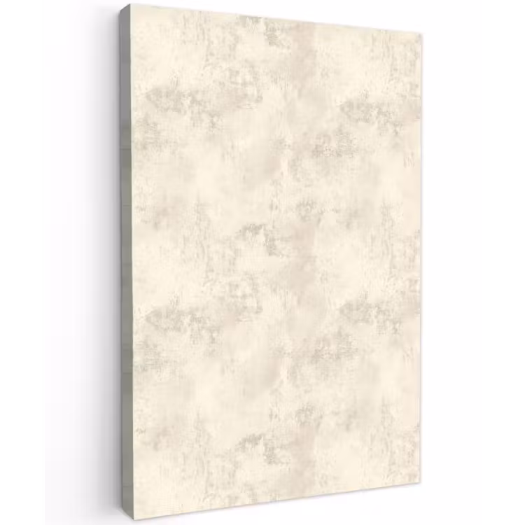 Patroon - Organisch - Beige Tuinposter op houten frame 2 cm dik klein 841 -3d