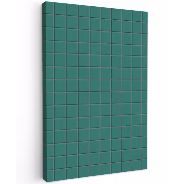 Patroon - Patroon - Smaragd Tuinposter op houten frame 2 cm dik klein 841 -3d