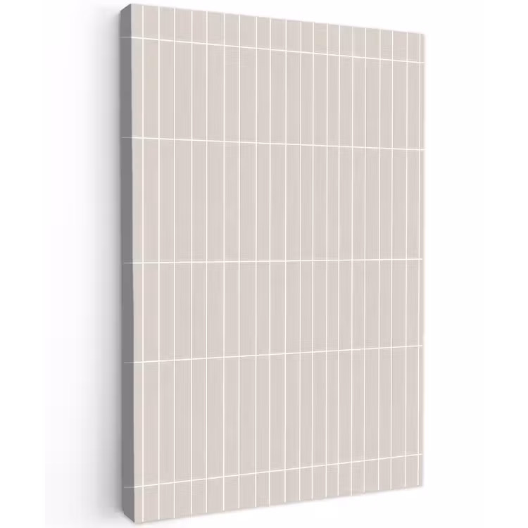 Patroon - Tegels - Zand Tuinposter op houten frame 2 cm dik klein 841 -3d