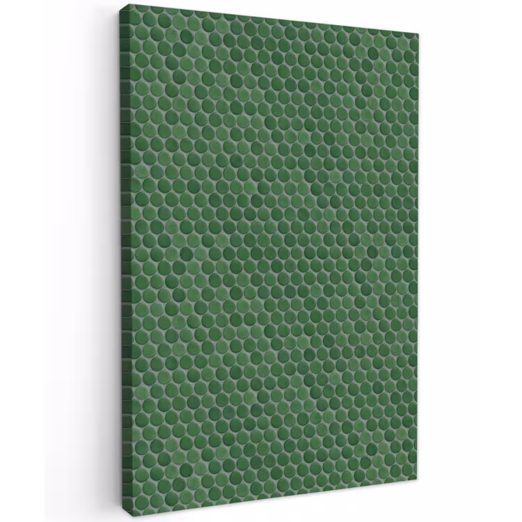 Penny - Mozaïek - Bosgroen - Green Tuinposter op houten frame 2 cm dik klein 841 -3d