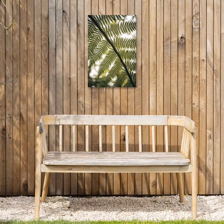 Plant - Blad - Natuur - Groen - Detail Tuinposter op houten frame 2 cm dik klein -sfeer4