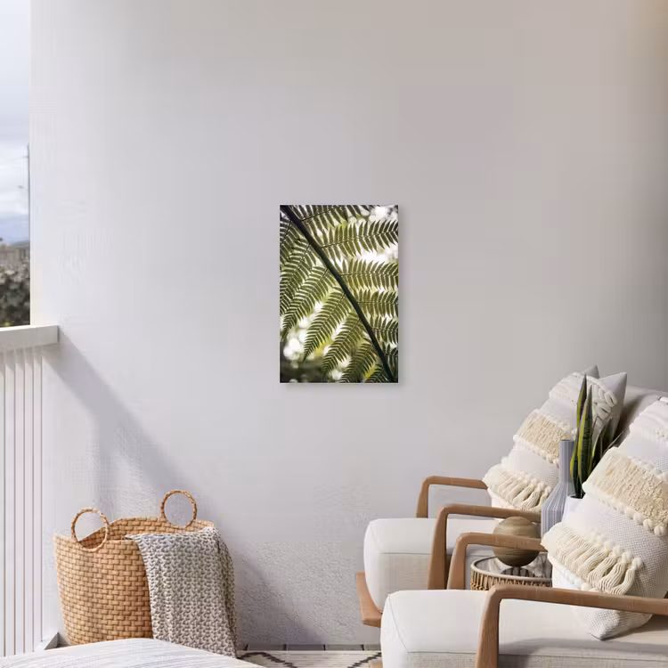 Plant - Blad - Natuur - Groen - Detail Tuinposter op houten frame 2 cm dik klein -sfeer1