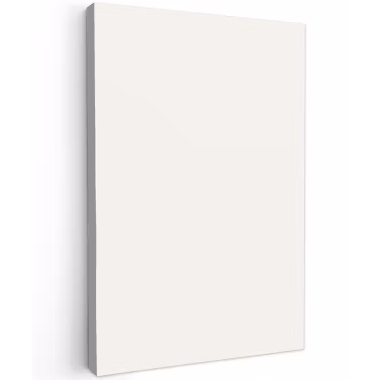 Pure - Alabaster - Wit Tuinposter op houten frame 2 cm dik klein 841 -3d