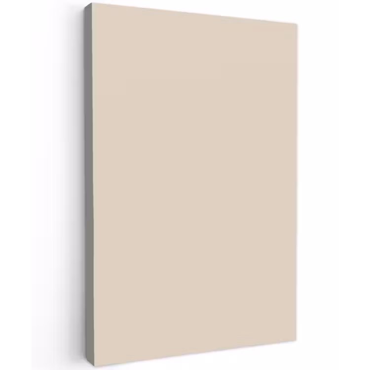 Raw - Linen - Nude Tuinposter op houten frame 2 cm dik klein 841 -3d