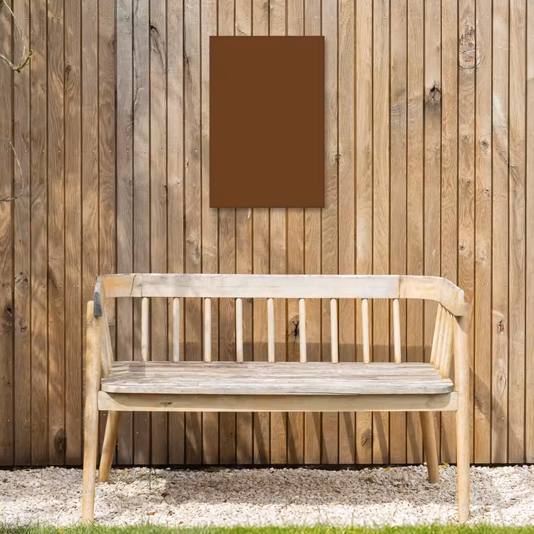 Rich - Espresso - Bruin Tuinposter op houten frame 2 cm dik klein 841 -sfeer4
