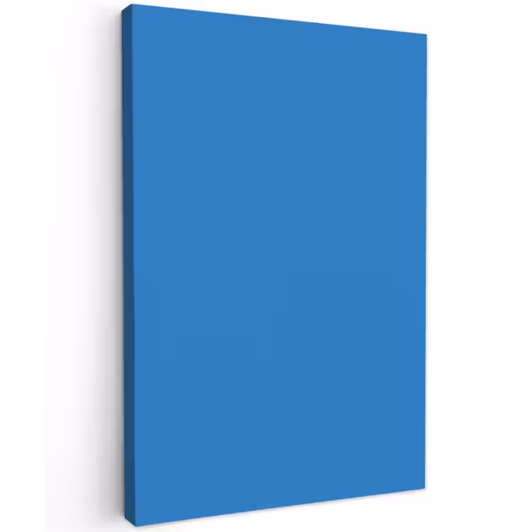 Royal - Blue - Blauw Tuinposter op houten frame 2 cm dik klein 841 -3d