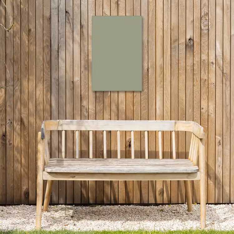 Sage - Mist - Groen Tuinposter op houten frame 2 cm dik klein 841 -sfeer4