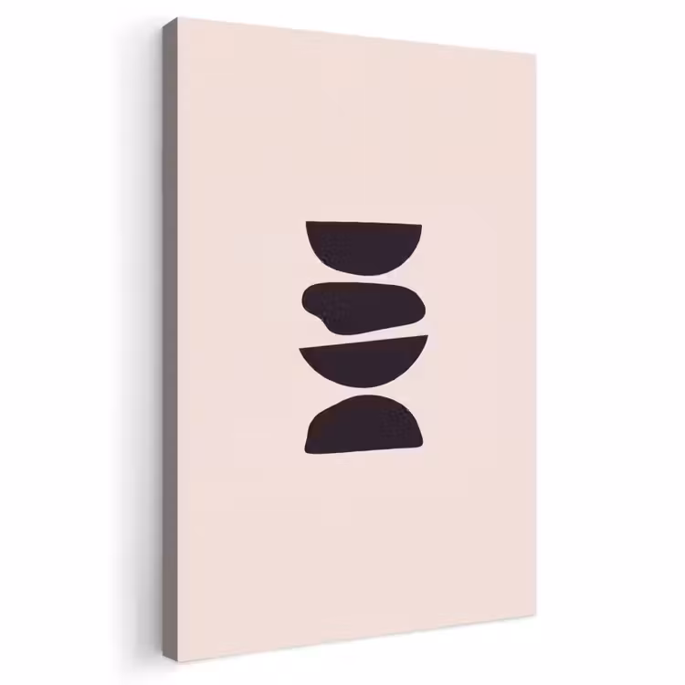 Outdoor Canvas Print - Shapes - Abstract - Modern - Vormen - Abstract - Modern Tuinposter op houten frame 2 cm dik klein