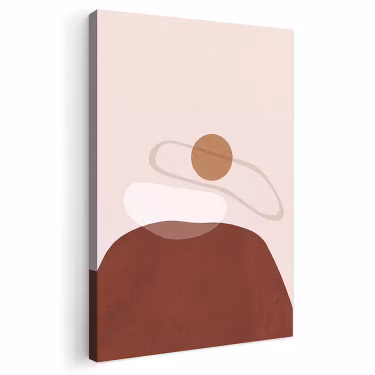 Outdoor Canvas Print - Shapes - Organic - Art - Vormen - Organisch - Kunst Tuinposter op houten frame 2 cm dik klein
