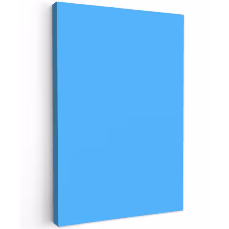 Sky - Blue - Blauw Tuinposter op houten frame 2 cm dik klein 841 -3d