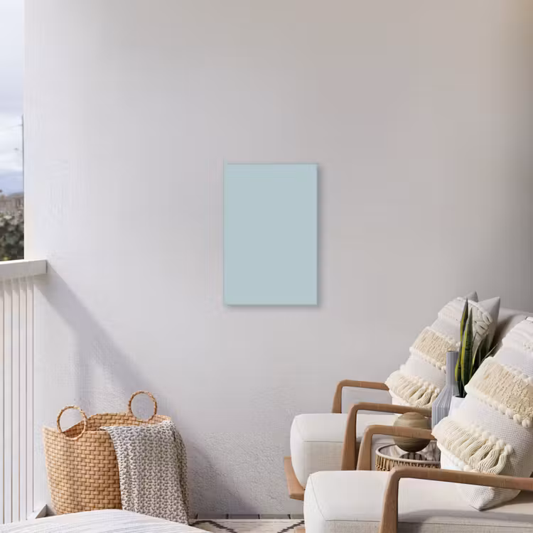 Slate - Blue - Blauw Tuinposter op houten frame 2 cm dik klein 841 -sfeer1
