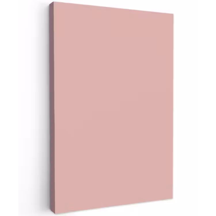 Soft - Blush - Roze Tuinposter op houten frame 2 cm dik klein 841 -3d