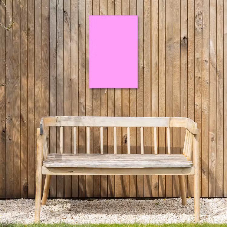 Soft - Lavender - Roze Tuinposter op houten frame 2 cm dik klein 841 -sfeer4
