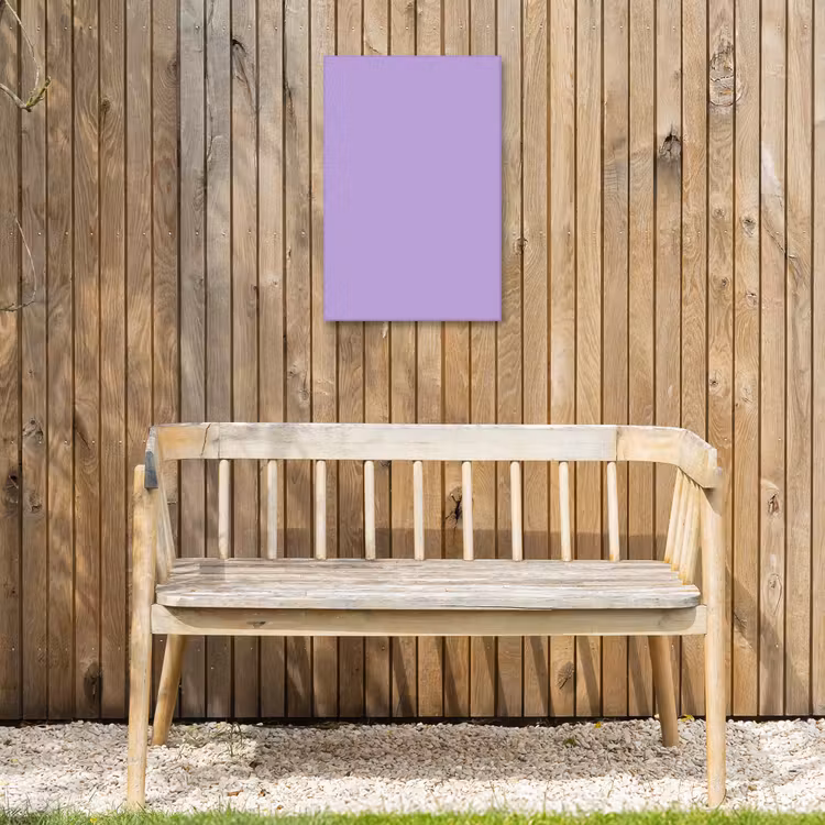 Soft - Lavender - Paars Tuinposter op houten frame 2 cm dik klein 841 -sfeer4